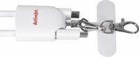 Activejet 3-in-1 USB-C apa - USB-A/Lightning apa Adat és Töltőkábel 1,25m - Fehér
