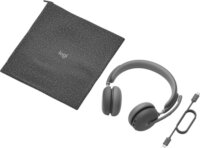Logitech Zone Wireless 2 Teams Bluetooth / Vezetékes Call Center Headset - Fekete