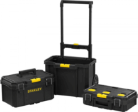 Stanley STST83319-1 3 részes gurulós Szerszámos láda 50 x 40 x 74 cm - Fekete