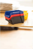 Stanley STST82737-1 Rakásolható tárolórekesz 16,5 x 16,5 x 7,5 cm - Kék