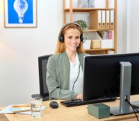 Trust HS-260 USB-A/C Vezetékes Call Center Headset - Fekete