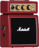 Marshall MS-2 Red Tranzisztoros Mini Gitárerősítő 1W - Piros
