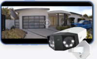 Reolink DUO Series P757 3.2mm 16MP kültéri IP Panoráma kamera - Fehér