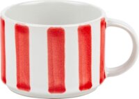Leopold Vienna 180ml Porcelán Kávés csésze készlet - Csíkos mintás 4 darabos