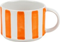 Leopold Vienna 180ml Porcelán Kávés csésze készlet - Csíkos mintás 4 darabos