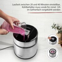 Cloer 9959 Fagylaltkészítő 1,5L 12W - Inox