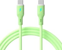 Akyga AK-USB-69 USB-C apa - USB-C apa Adat és Töltőkábel 60W 1m - Zöld