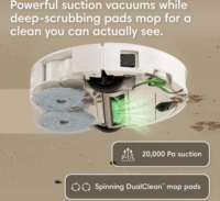 iRobot Roomba Plus 415 Combo Robotporszívó felmosó funkcióval AutoWash Dokkolóval - Fehér