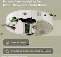 iRobot Roomba 115 Combo Robotporszívó-felmosó AutoEmpty Dokkolóval - Fehér