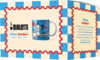 Bialetti Ciao Italia 300ml Porcelán Kávés Pohár - Mintás