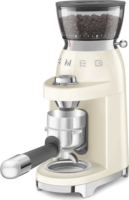 Smeg 50's Style CGF03CREU Elektromos Kávéörlő Kávédaráló 240g 150 Watt - Krém