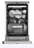 Midea MDWEF1034DW-WC Okos Szabadonálló mosogatógép 45cm 10 teríték - Fehér