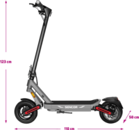 Sencor SCOOTER S71 DARK Elektromos roller (25 km/h / 350W) - Fekete