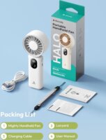 Aecooly PC01-WH Halo 04 Hordozható kézi ventilátor 17,6cm - Fehér