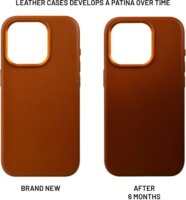 Fixed MagLeather MagSafe Apple iPhone 14 Bőr Telefon Tok - Barna