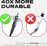 STATIK PowerPivot Pro USB-C Apa - USB-C Apa 2.0 Adat és Töltőkábel 100W 1m - Fekete