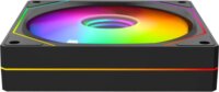 Rampage 7C-120S 120mm PWM ARGB LED Rendszerhűtő Ventilátor - Fekete