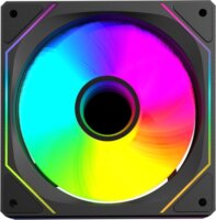 Rampage 7C-120S 120mm PWM ARGB LED Rendszerhűtő Ventilátor - Fekete