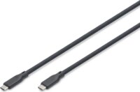 Digitus AK-300350-005-S USB4 Type-C apa - USB4 Type-C apa 2.0 Kábel 240W 0,5m - Fekete
