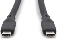 Digitus AK-300350-005-S USB4 Type-C apa - USB4 Type-C apa 2.0 Kábel 240W 0,5m - Fekete