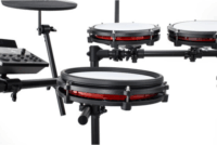 Alesis Nitro Max Mesh Kit Elektronikus 8 részes Dobszett - Fekete / Piros