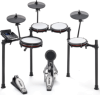 Alesis Nitro Max Mesh Kit Elektronikus 8 részes Dobszett - Fekete / Piros
