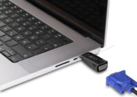 Delock 61082 HDMI-A apa - VGA anya Átalakító Adapter audió funkcióval - Fekete