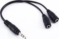 Goobay 50464 JACK elosztó 0.2m (3.5mm jack apa - 2x3.5mm jack anya)