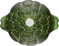 Staub 1003294 La Cocotte Artichoke Öntöttvas Sütőedény Ø 22cm 3,0L - Bazsalikomzöld