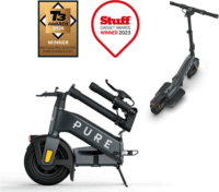 Pure Electric Flex Platinum Elektromos roller (20km/h / 400W) - Szürke / Ezüst