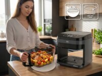Eldom FR500 AirFryer Forrólevegős sütő 5,5L 1200 Watt - Fekete