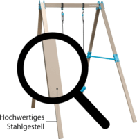 Hudora Vario Hintafészek Gondola Modul - Bézs