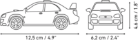 Cobi 24650 Subaru Impreza WRC 2003 88 Darabos Építőjáték