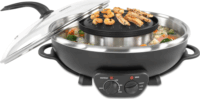 Unold 48745 Asia 2 az 1-ben Fondü / Grill készülék 1350 Watt - Fekete