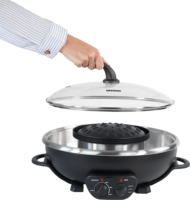 Unold 48745 Asia 2 az 1-ben Fondü / Grill készülék 1350 Watt - Fekete