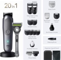 Braun AIO 9540 All-in-One Trimmelő készlet - Fekete
