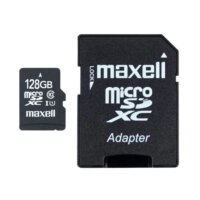 Maxell 128GB X-Series microSDXC UHS-I CL10 Memóriakártya + Adapter