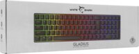 White Shark GLADIUS GK-001114B Membrános Vezetékes RGB Gamer Billentyűzet US - Fekete (Újracsomagolt)