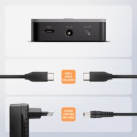Axagon ADSA-M2C22L SSD Dokkoló és Klónozó Állomás (USB-C 3.2 Gen 2x2 - M.2 NVMe)
