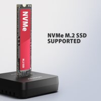 Axagon ADSA-M2C11L SSD Dokkoló Állomás (USB-C 3.2 Gen 2 - M.2 NVMe)