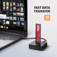 Axagon ADSA-M2C11L SSD Dokkoló Állomás (USB-C 3.2 Gen 2 - M.2 NVMe)
