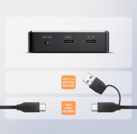 Axagon ADSA-M2C11 SSD Dokkoló Állomás (USB-C 3.2 Gen 2 - M.2 NVMe / SATA)
