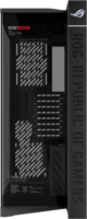 ASUS ROG CRONOX GR801 CURVE TG Midi Torony Számítógépház + 4db 120mm ventilátor - Fekete