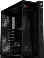 ASUS ROG CRONOX GR801 CURVE TG Midi Torony Számítógépház + 4db 120mm ventilátor - Fekete
