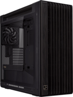 ASUS ProArt PA602 Wood Edition Modern Midi Torony + 2db 200mm ventilátor + 1db 140mm ventilátor - Fekete