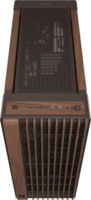 ASUS ProArt PA602 Wood Edition Acél Panel Midi Torony + 2db 200mm ventilátor + 1db 140mm ventilátor - Barna