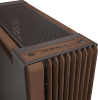 ASUS ProArt PA602 Wood Edition Acél Panel Midi Torony + 2db 200mm ventilátor + 1db 140mm ventilátor - Barna