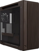 ASUS ProArt PA602 Wood Edition Edzett üveg Panel Midi Torony + 2db 200mm ventilátor + 1db 140mm ventilátor - Barna