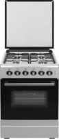 Novacook T50GE-INX Kombinált 4 zónás szabadonálló Gáz/Elektromos Tűzhely - Inox