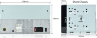 Pioneer SPH-DA150BT Érintőképernyős 6,8" WiFi Bluetooth Autó HiFi Fejegység
